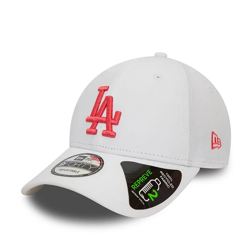 Φωτογραφία προϊόντος: NEW ERA LA DODGERS MLB REPREVE 9FORTY ADJUSTABLE CAP WHITE