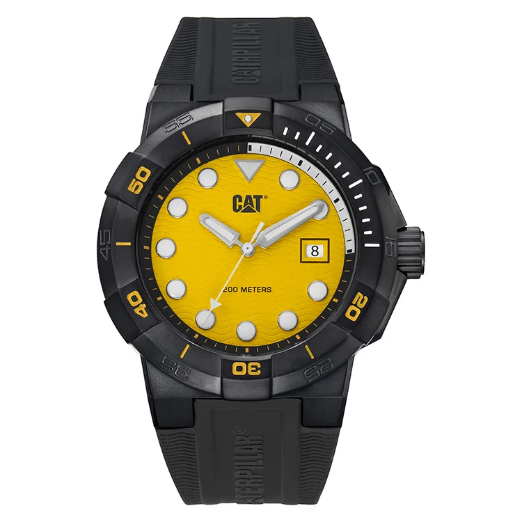 Φωτογραφία προϊόντος: Caterpillar SHOCK diver Black silicone SI.161.21.721