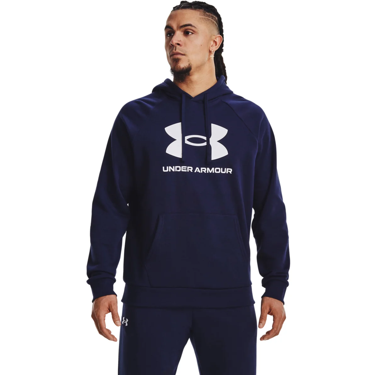Φωτογραφία προϊόντος: UNDER ARMOUR Rival Fleece Big Logo Ανδρική Φούτερ Με Κουκούλα - NAVY