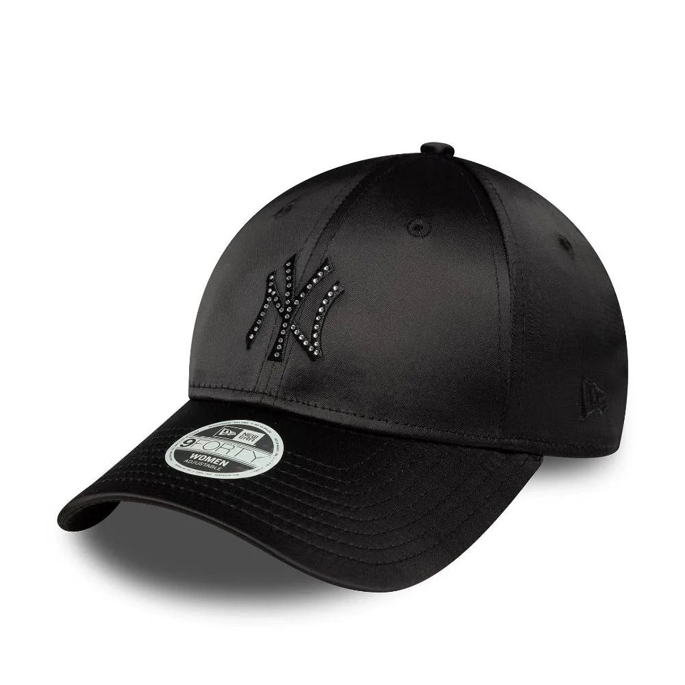 Φωτογραφία προϊόντος: 60691310 - NEW ERA WMNS SATIN RHINESTONE 9FORTY NEW YORK YANKEES ADJUSTABLE CAP BLACK Color