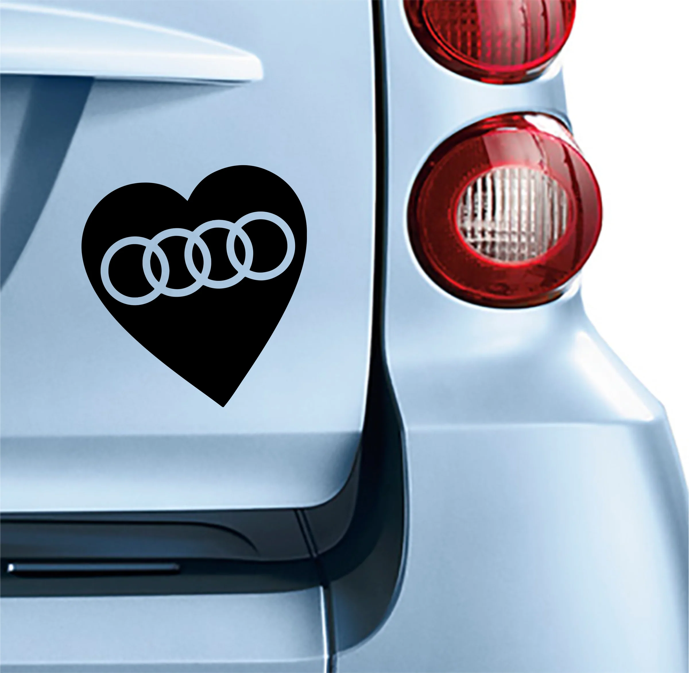 Φωτογραφία προϊόντος: Αυτοκόλλητο AUDI Heart Κωδ.:4369