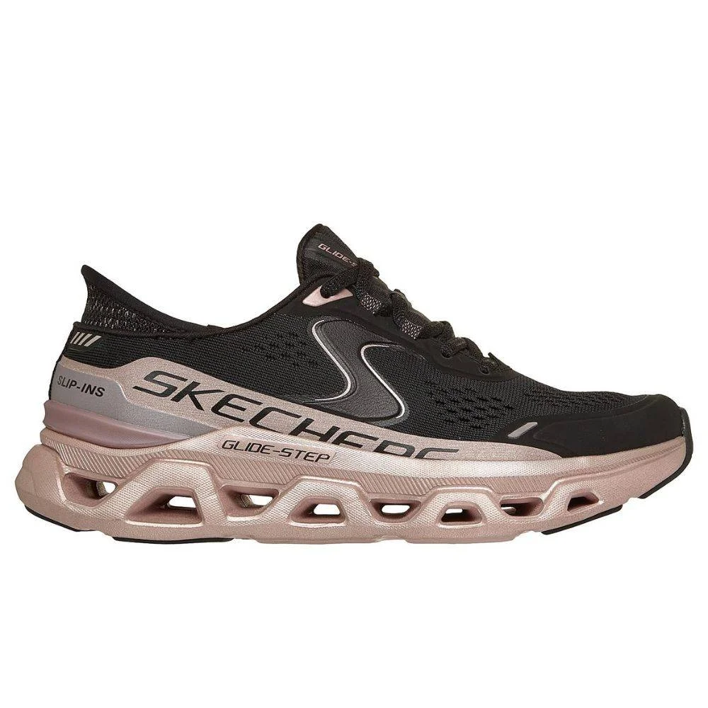 Φωτογραφία προϊόντος: 150514-BKRG - SKECHERS SLIP-INS: GLIDE-STEP ALTUS - STARLIGHT SHINE WOMENS SHOES BLACK / ROSE GOLD Color