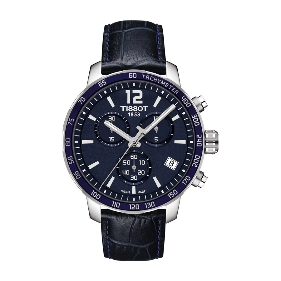 Φωτογραφία προϊόντος: Ανδρικό Ρολόι Tissot Quickster Δερμάτινο Λουρί T095.417.16.047.00