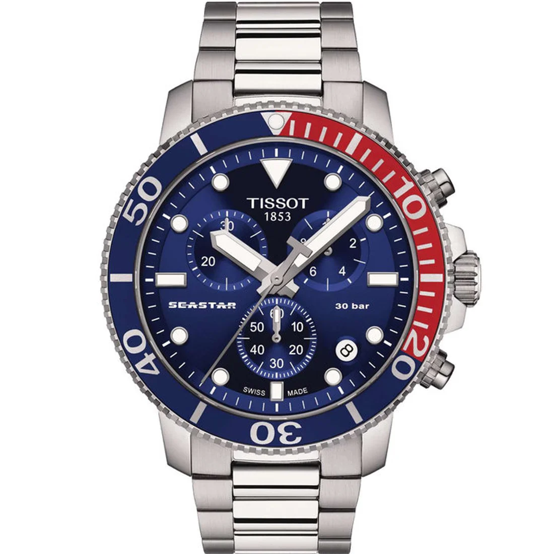 Φωτογραφία προϊόντος: Ανδρικό Ρολόι Tissot T-Sport Seastar Ανοξείδωτο Ατσάλι T120.417.11.041.03