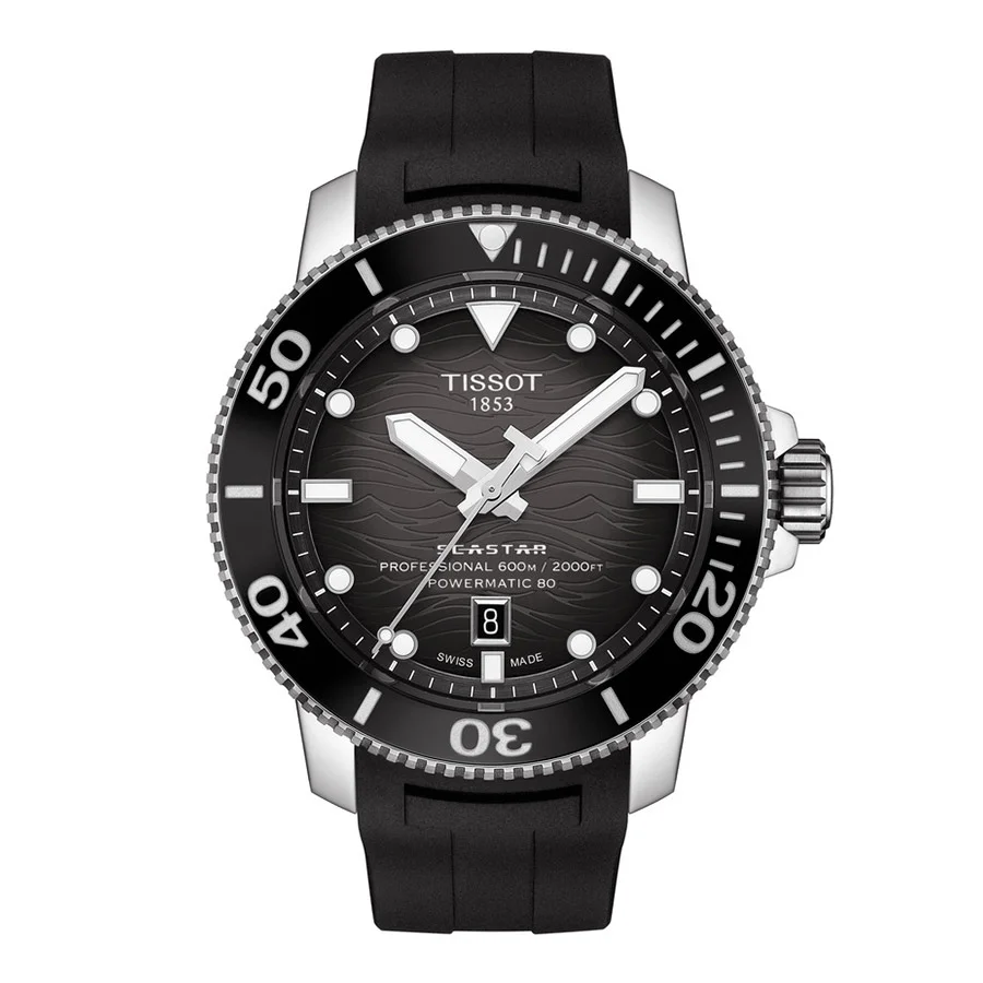 Φωτογραφία προϊόντος: Ανδρικό Ρολόι Tissot T-Sport Seastar Αυτόματο Powermatic 80 με Καουτσούκ T120.607.17.441.00