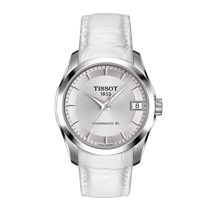 Φωτογραφία προϊόντος: Γυναικείο Ρολόι Tissot T-Trend Couturier Δερμάτινο Λουρί T035.207.16.031.00