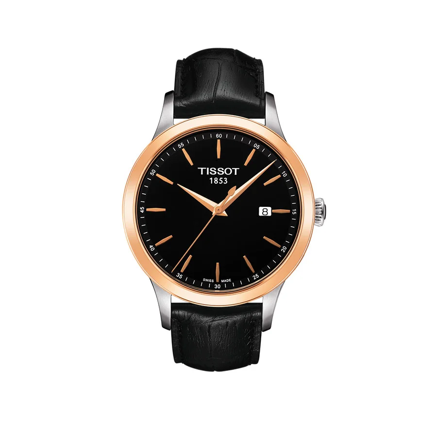 Φωτογραφία προϊόντος: Ανδρικό Ρολόι Tissot T-Gold Δερμάτινο Λουρί T912.410.46.051.00