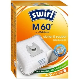 Φωτογραφία προϊόντος: Miele Hyclean Pure M60/4 Σακούλες Σκούπας Συμβατή με Σκούπα Miele για Guard L1,M1,S1