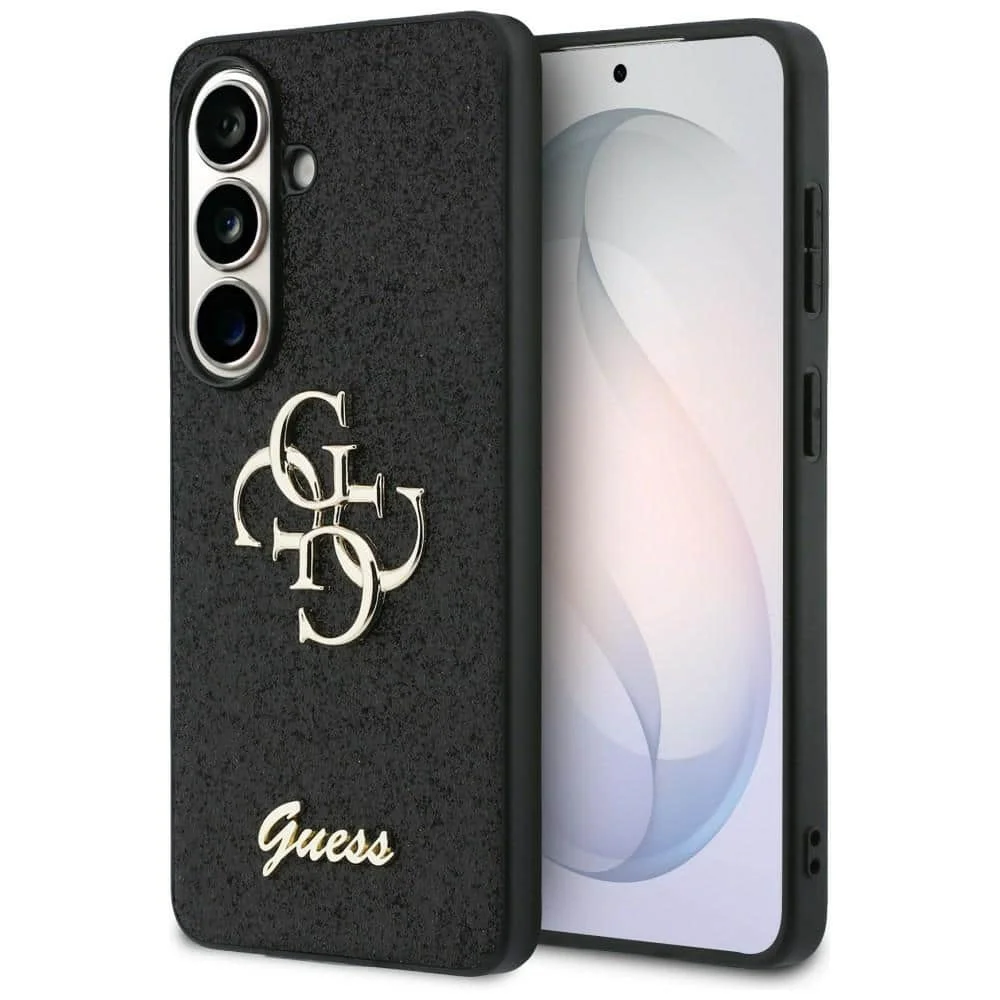 Φωτογραφία προϊόντος: Θήκη Galaxy S26 – Guess - Fixed Glitter Big 4G Metal Logo (Μαύρο)
