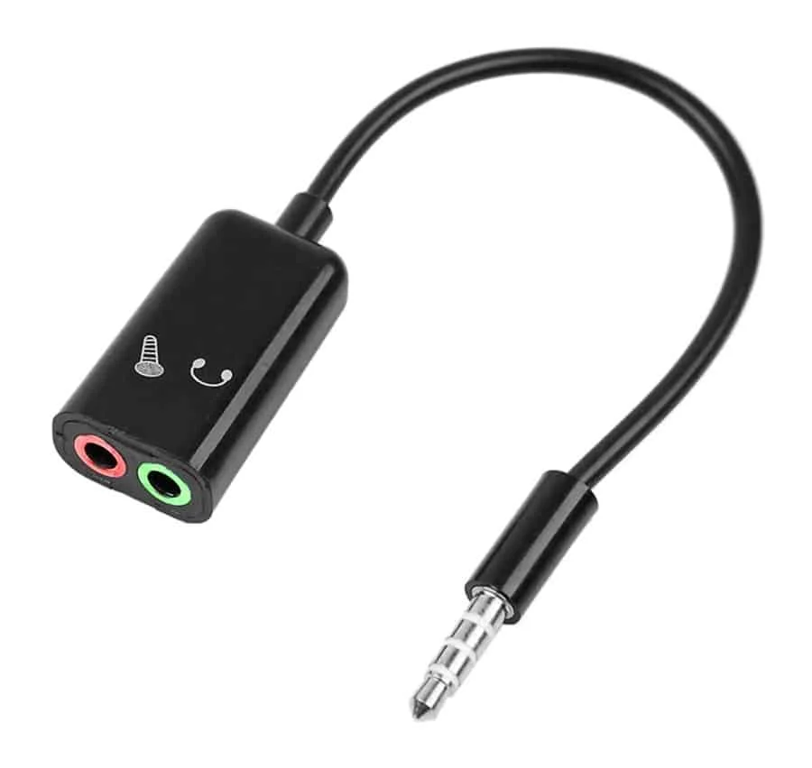 Φωτογραφία προϊόντος: POWERTECH καλώδιο 3.5mm σε 2x 3.5mm CAB-J053, 0.15m, μαύρο