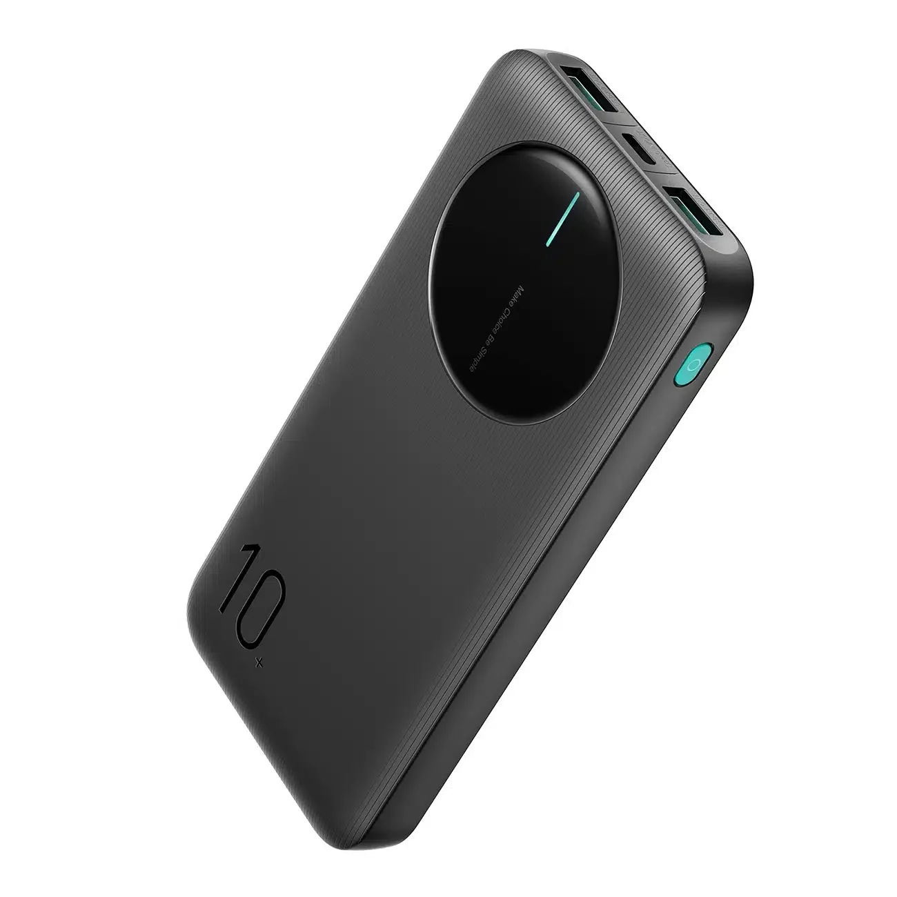 Φωτογραφία προϊόντος: Powerbank Joyroom JR-PBF12 10000mAh 2.4A 2x USB-A 1x USB-C (Μαύρο)