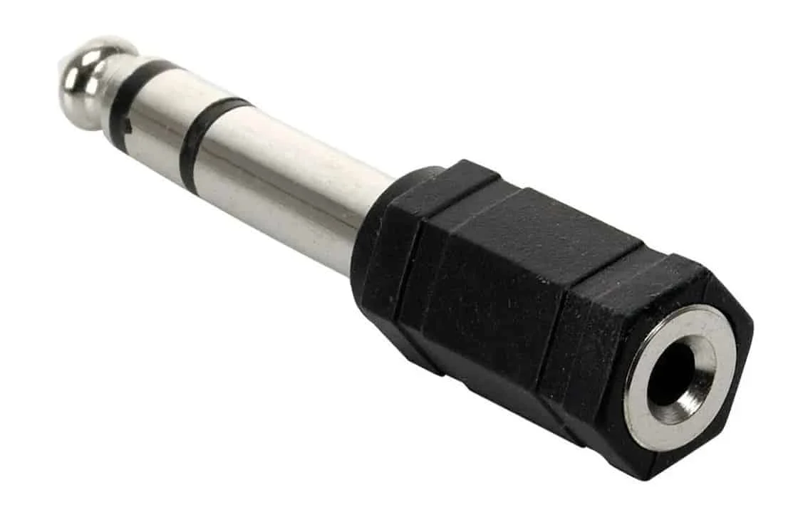 Φωτογραφία προϊόντος: POWERTECH αντάπτορας stereo 6.35mm σε 3.5mm CAB-J018, μαύρος, 5τμχ