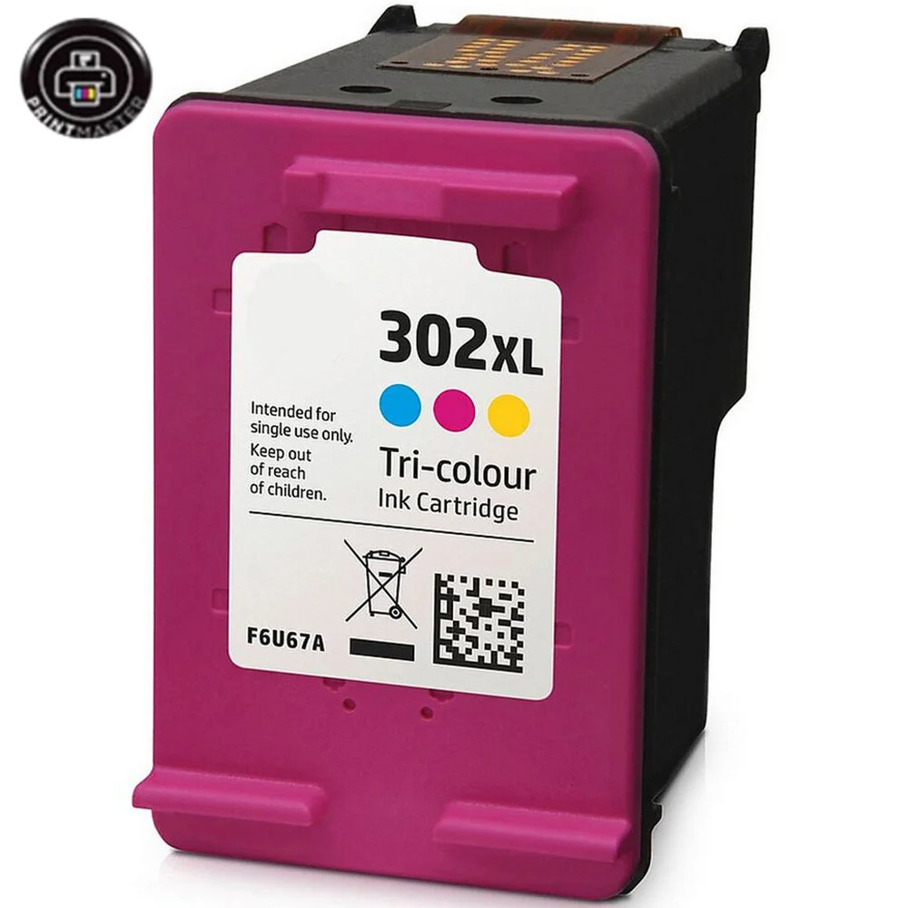 Φωτογραφία προϊόντος: Συμβατό μελάνι HP (302 XL) (F6U67AE) (450 ΣΕΛΙΔΕΣ) (Color)