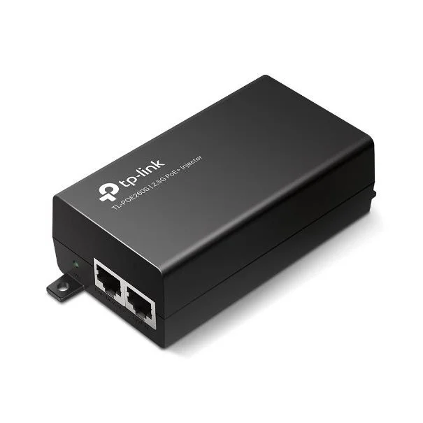 Φωτογραφία προϊόντος: TP-LINK PoE+ 2.5G Injektor POE260S 1x 2.5G PoE Port, 1x 2.5G Non-PoE Port
