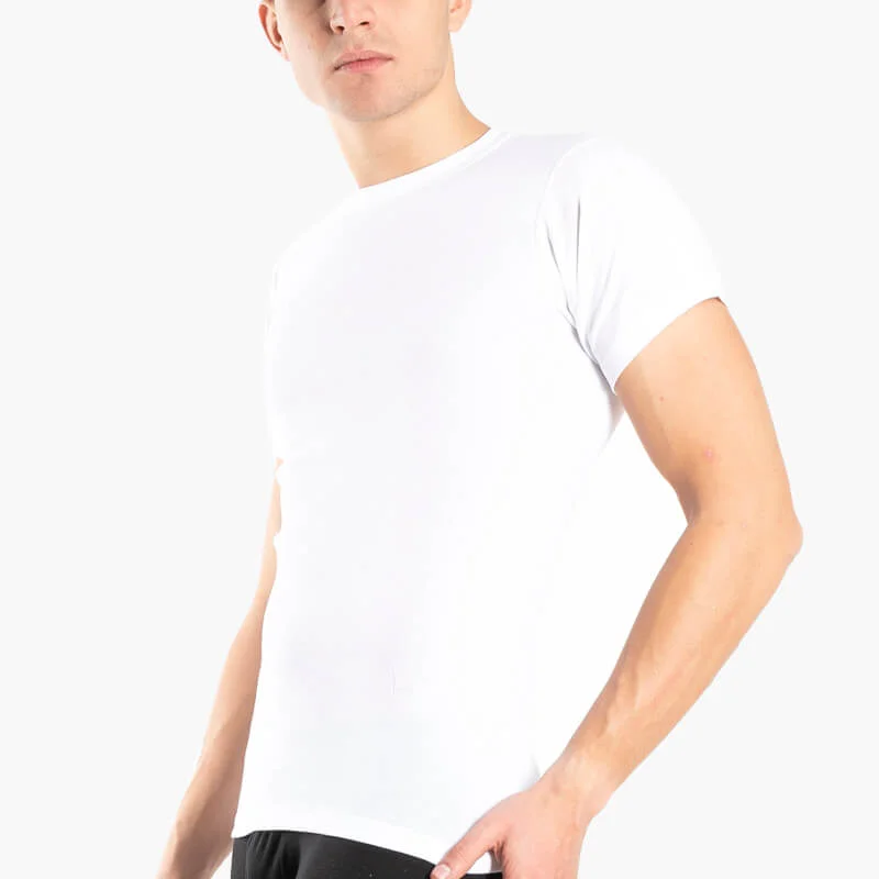Φωτογραφία προϊόντος: AA UNDERWEAR A.A UNDERWEAR Ανδρική Φανέλα plus κλειστή λαιμουδιά, 2 TMX, Cotton Λευκό