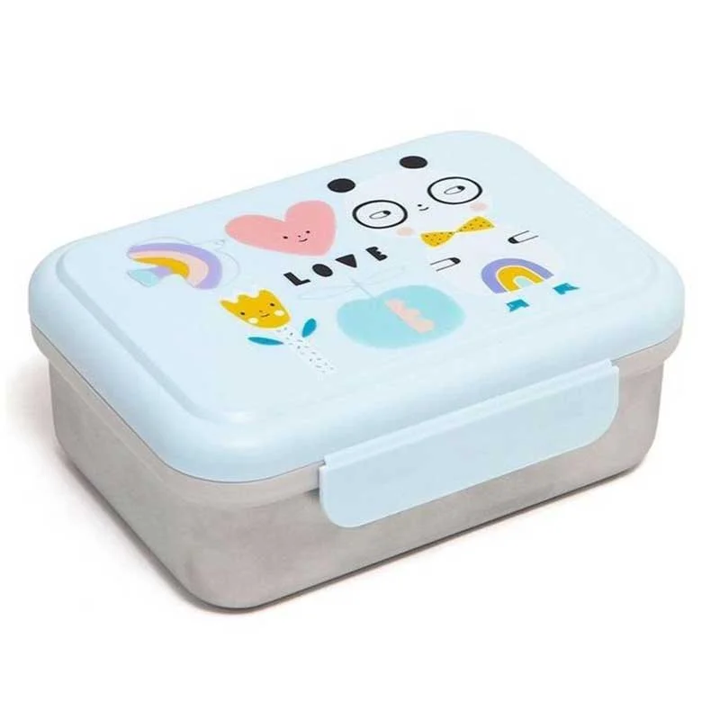Φωτογραφία προϊόντος: Petit Monkey – Stainless Steel Lunchbox Panda Love