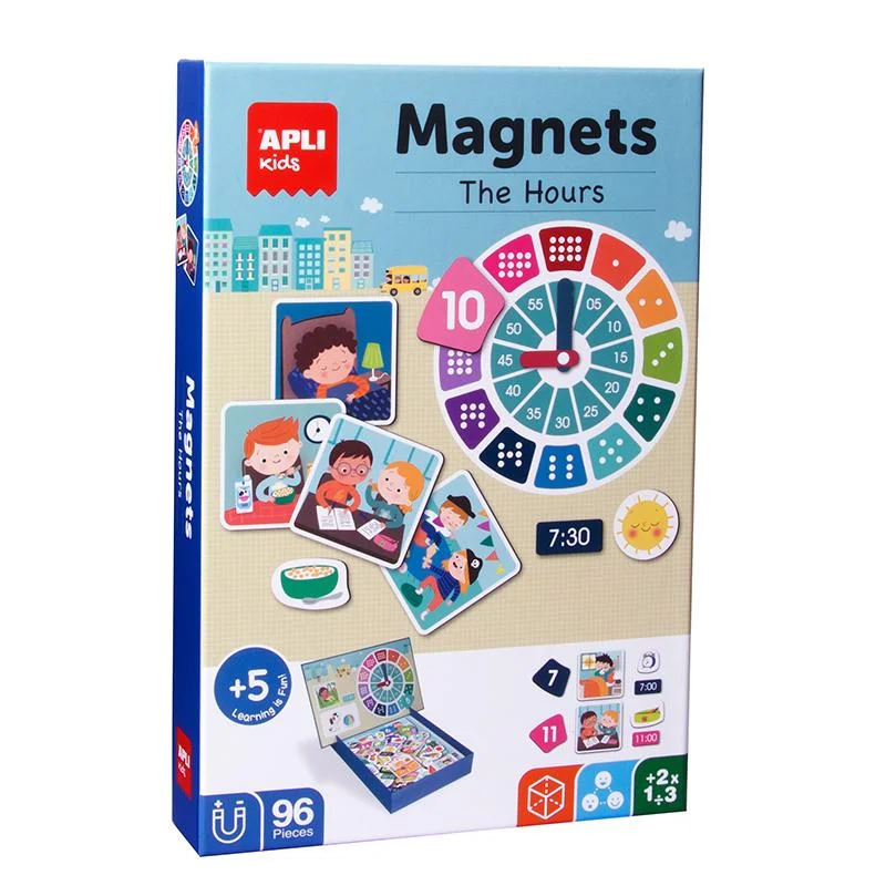 Φωτογραφία προϊόντος: Apli Kids Μαγνητικό Παιχνίδι Κατασκευών Μαγνητάκια Οι Ώρες για Παιδιά 5+ Ετών