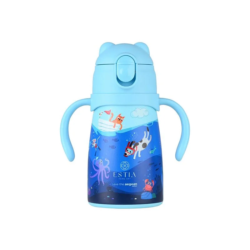 Φωτογραφία προϊόντος: ΘΕΡΜΟΣ ΠΑΙΔΙΚΟ BUBBLE BOTTLE SAVE THE AEGEAN 300ml OCEAN PLAY