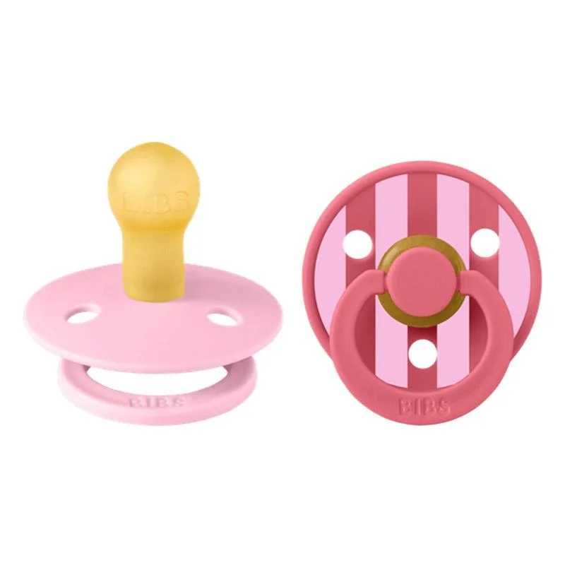 Φωτογραφία προϊόντος: BIBS – STUDIO COLLECTION ΣΕΤ ΠΙΠΙΛΕΣ 2ΤΜΧ – BLOCK BABY PINK/CORAL – ΣΤΡΟΓΓΥΛΗ No1