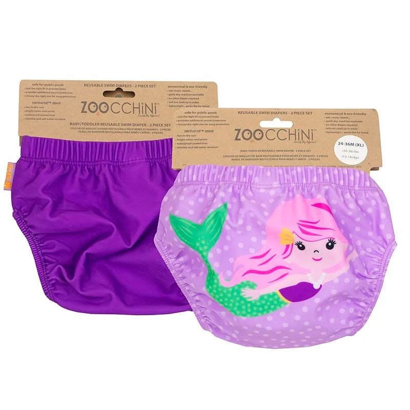 Φωτογραφία προϊόντος: Zoocchini Μαγιώ Πάνα (2pcs Σετ) – Mermaid