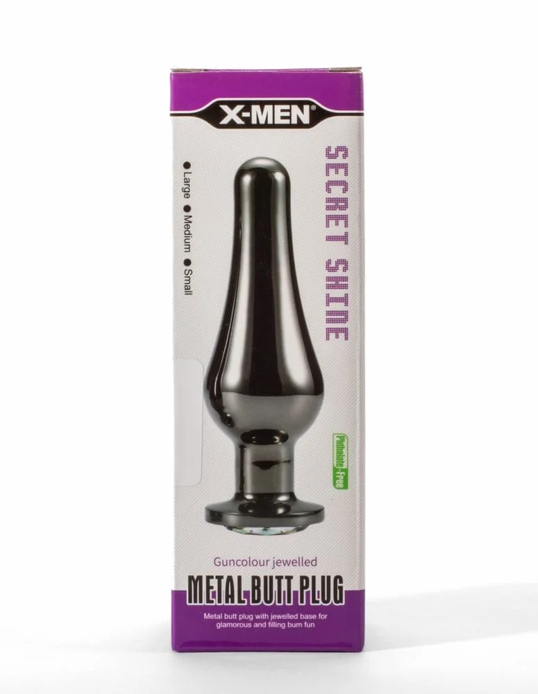Φωτογραφία προϊόντος: X-Men Secret Shine Gun Colour Jewelled Metal Butt Plug M