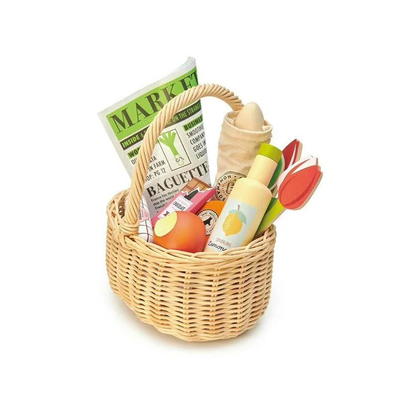 Φωτογραφία προϊόντος: Tender Leaf Toys Καλάθι Αγορών από Ξύλο για 3+ Ετών