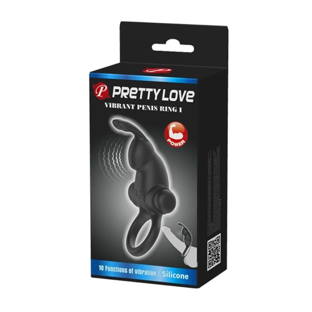 Φωτογραφία προϊόντος: Pretty Love Vibrant Penis Ring 1 Black