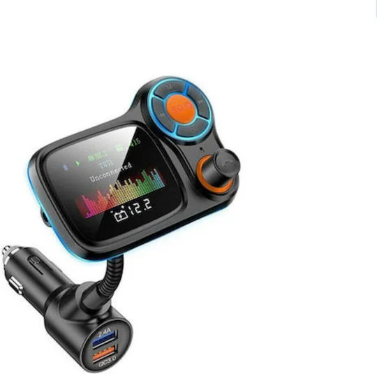 Φωτογραφία προϊόντος: FM Transmitter Αυτοκινήτου T831 με Bluetooth / USB