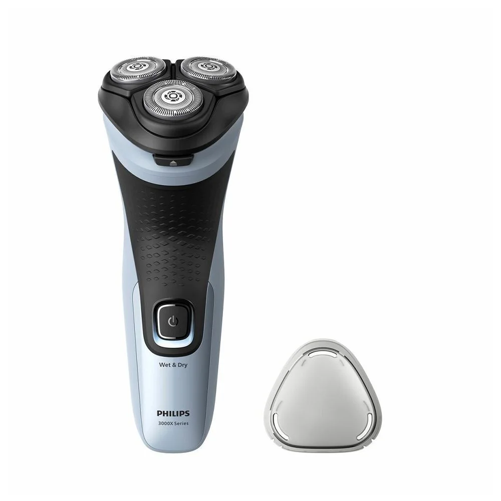 Φωτογραφία προϊόντος: Philips Ξυριστική Μηχανή Προσώπου X3003/00 Shaver Series 3000X Μαύρη/Σιέλ