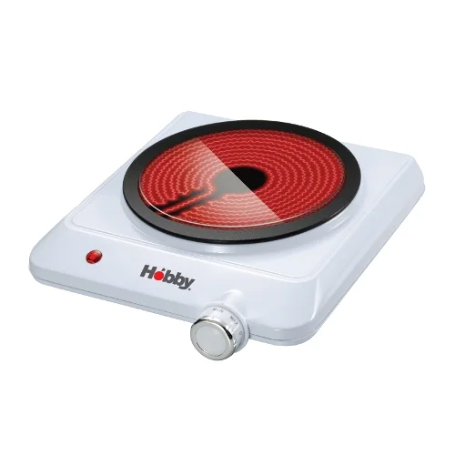 Φωτογραφία προϊόντος: Hobby HCP-40374 Επιτραπέζια Εστία Κεραμική Μονή Λευκή