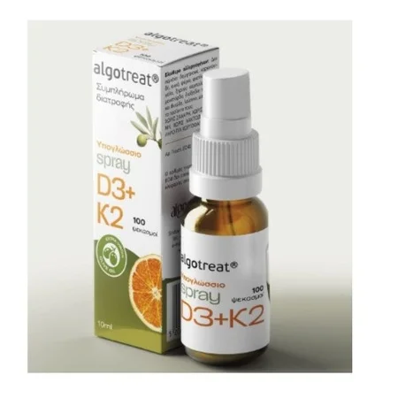 Φωτογραφία προϊόντος: ALGOTREAT D3+K2 SPRAY ΥΠΟΓΛΩΣΣΙΟ