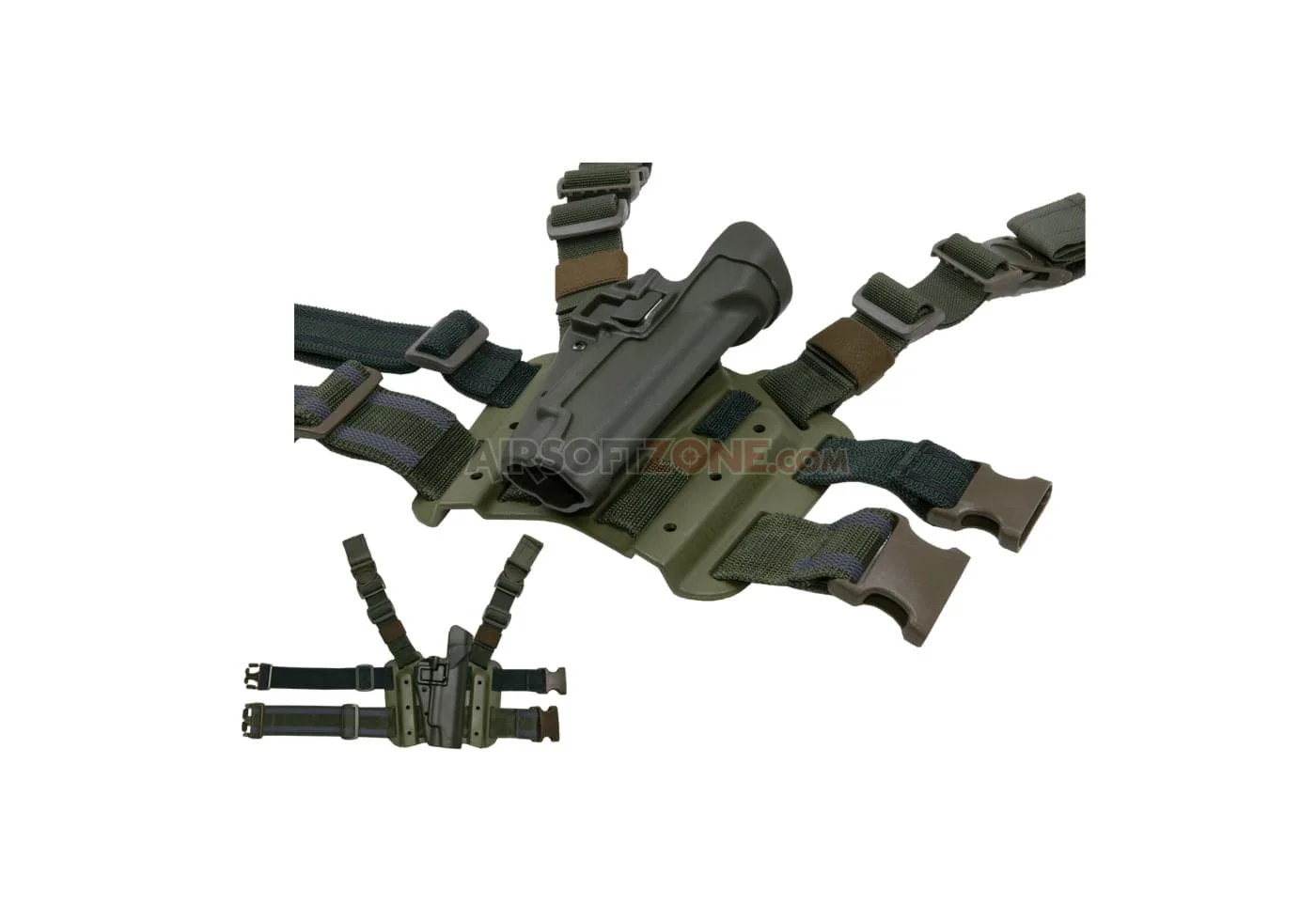 Φωτογραφία προϊόντος: Blackhawk: Serpa Tactical Level 2 Holster, OD, Δεξιόχειρα
