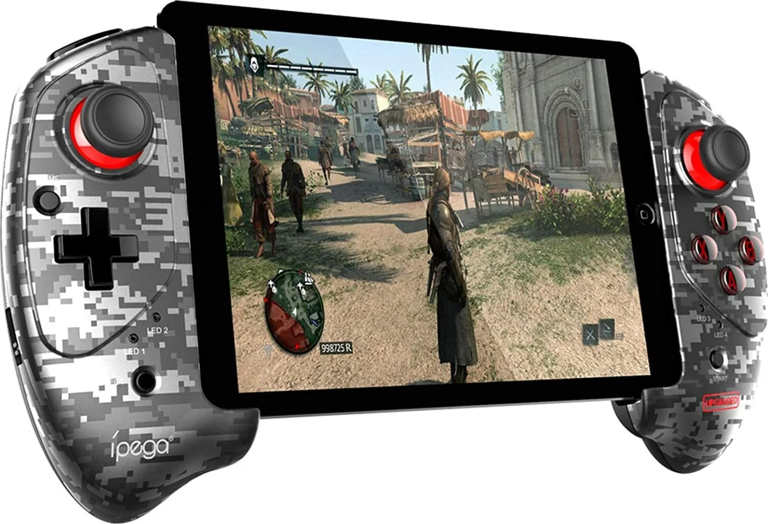 Φωτογραφία προϊόντος: iPega 9083 Red Bat Ασύρματο Gamepad για Android / PC / iOS Camo