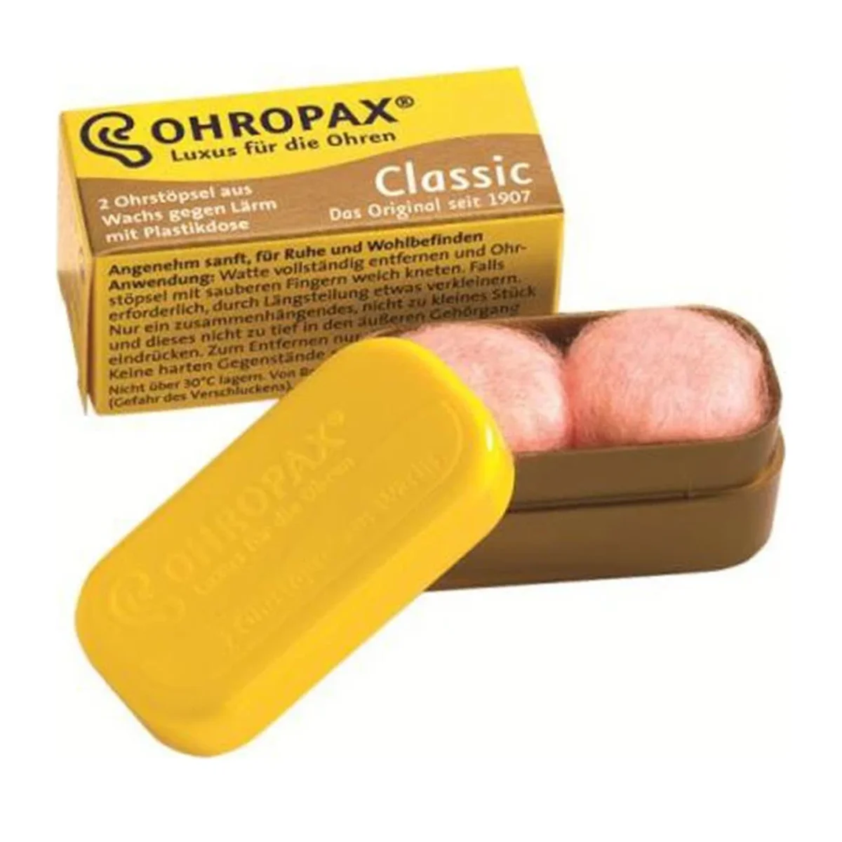 Φωτογραφία προϊόντος: Ohropax Classic Ωτοασπίδες κέρινες 2τμχ