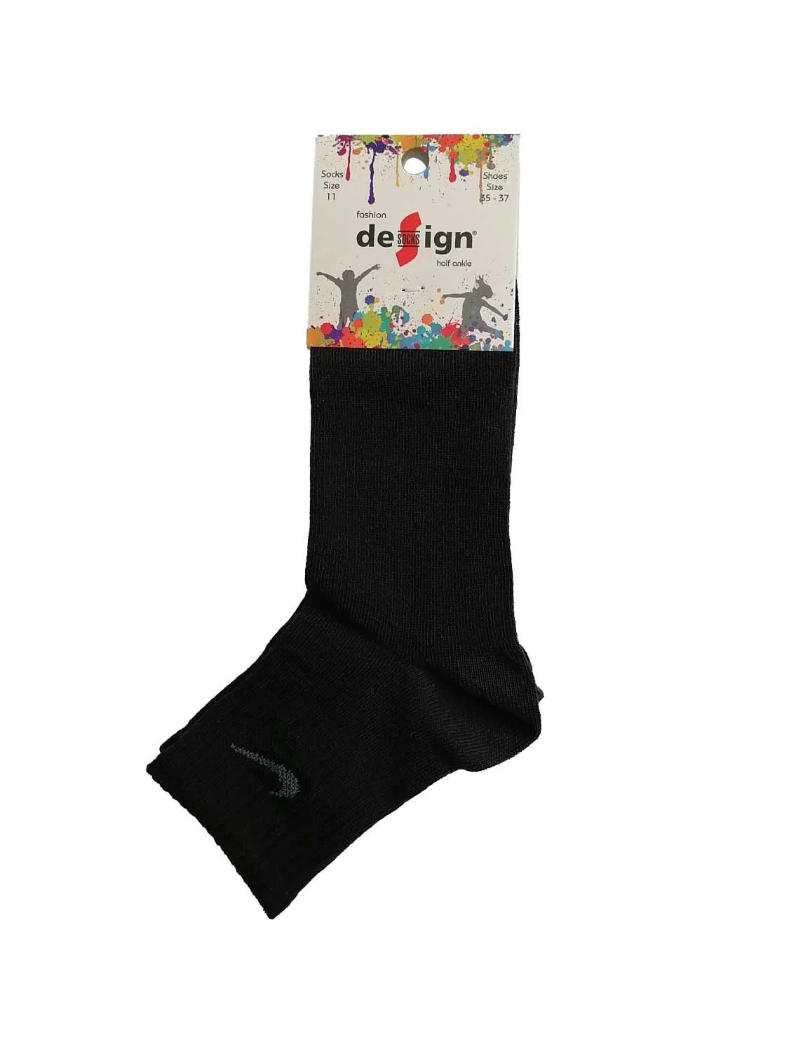 Φωτογραφία προϊόντος: Design Socks ΚΑΛΤΣΑ ΗΜΙΚΟΝΤΗ ΠΑΙΔΙΚΗ ΑΓΟΡΙΩΝ ΚΑΙ ΚΟΡΙΤΣΙΩΝ DE5111-3 - ΑΝΘΡΑΚΙ