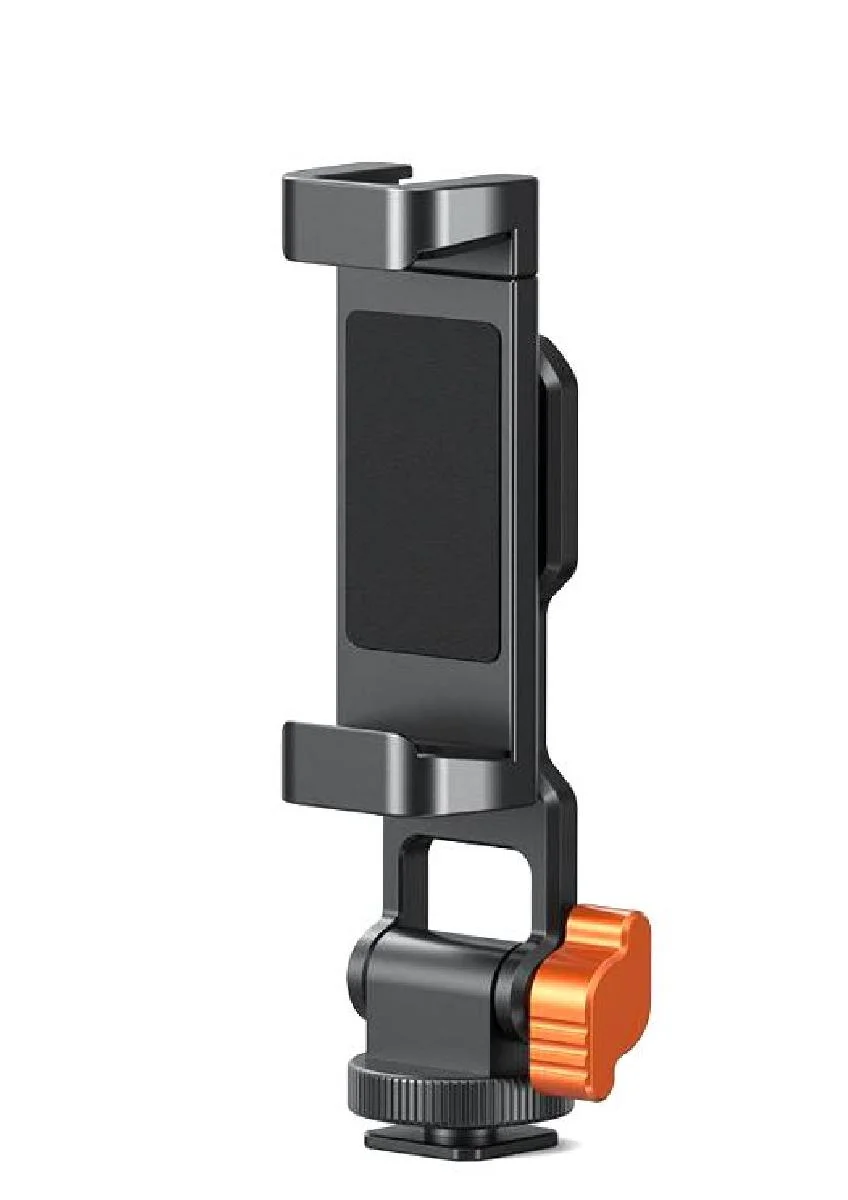 Φωτογραφία προϊόντος: K&F Concept Phone Metal Clamp With Tripod Mount and Double Cold Shoe (KF31.094) Black
