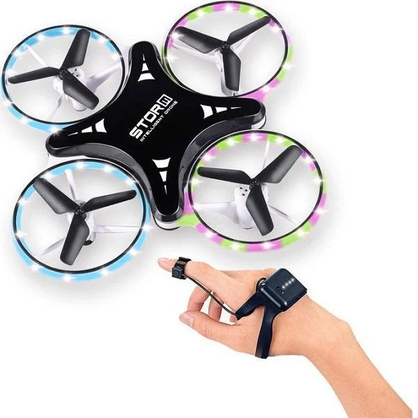 Φωτογραφία προϊόντος: OEM Quadcopter Παιδικό Drone με Φωτάκια LED Storm Intelligent Drone Μαύρο 13835-510-00-05