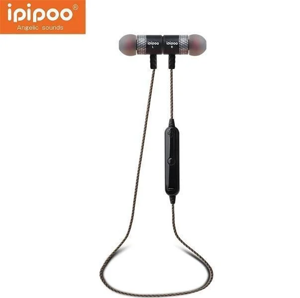 Φωτογραφία προϊόντος: OEM Ipipoo IL95BL In-ear Bluetooth Handsfree Ακουστικά με Αντοχή στον Ιδρώτα Μαύρα