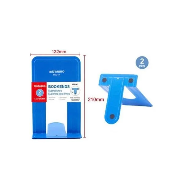 Φωτογραφία προϊόντος: OEM Βιβλιοστάτης-Bookends 132x210mm 2τμχ Motarro MI014-3