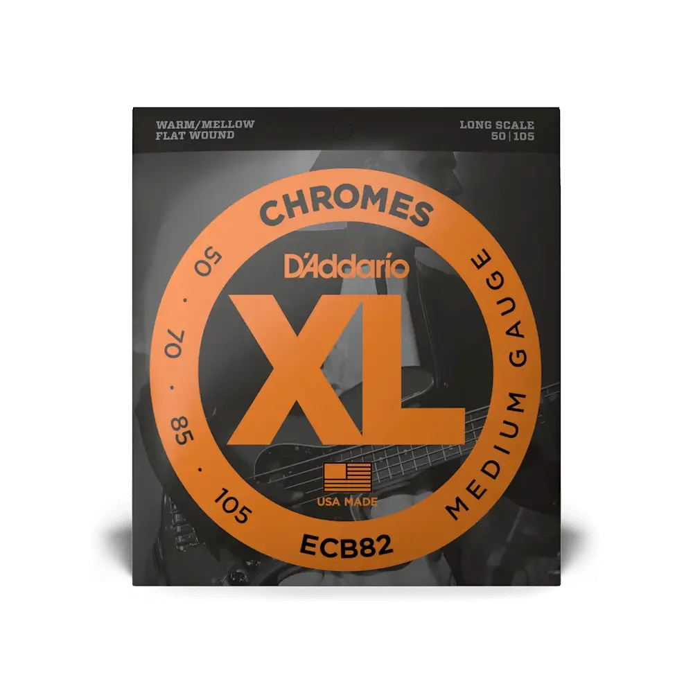 Φωτογραφία προϊόντος: dAddario D'Addario ECB82 Chromes Χορδές 4άχορδου Ηλεκτρικού Μπάσου 50-105