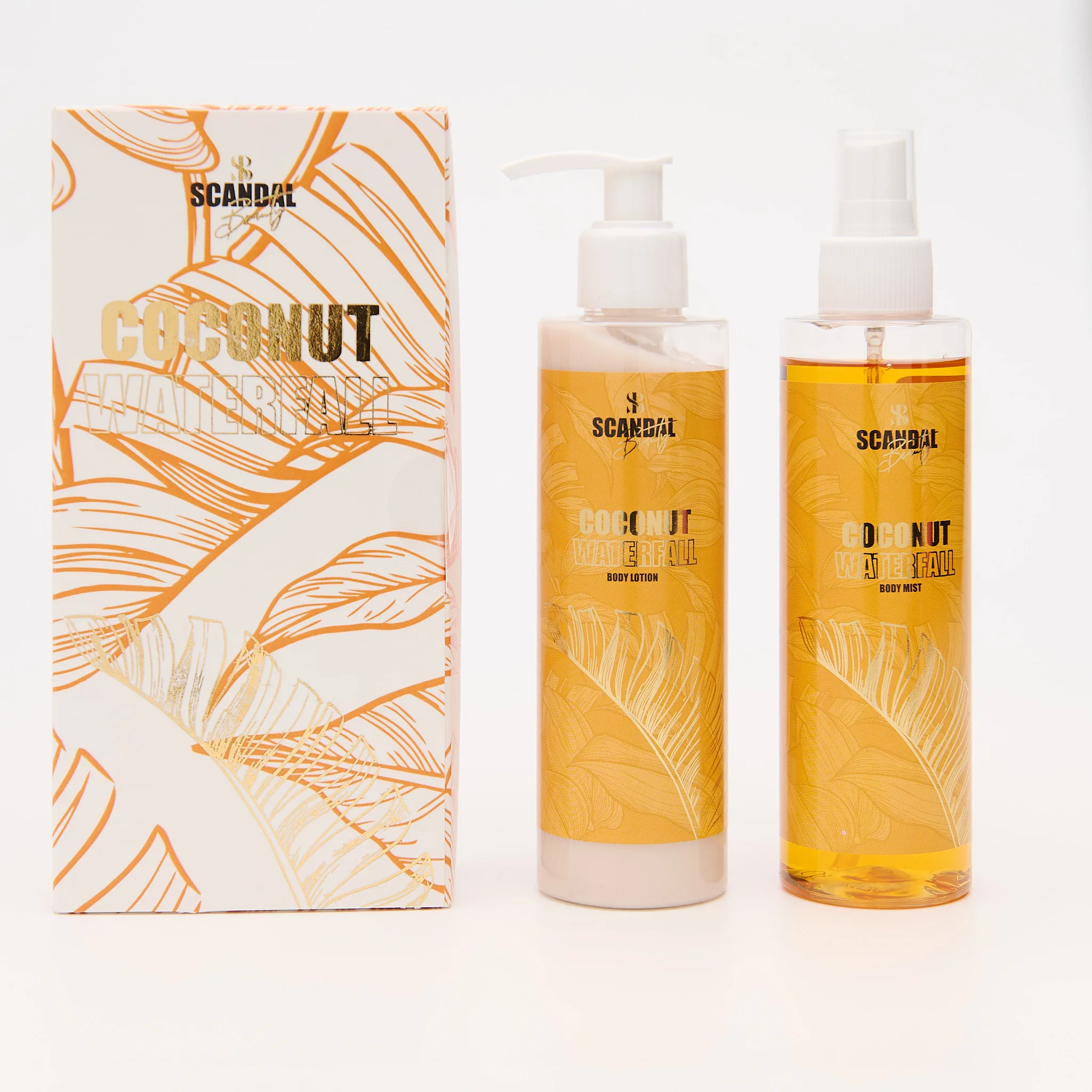 Φωτογραφία προϊόντος: Scandal Beauty Scandalbeauty double set Coconut Waterfall "Body lotion 200ml +amp; Body Mist 200ml" Με άρωμα Βανίλιας, Καρύδας +amp; Κρίνο της Κοιλάδας