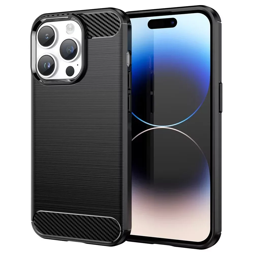 Φωτογραφία προϊόντος: Θήκη Carbon Back Cover Μαύρο (iPhone 15 Pro Max)