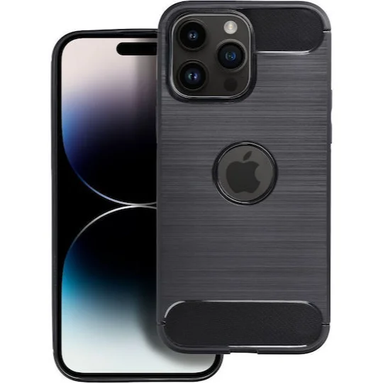 Φωτογραφία προϊόντος: Θήκη Carbon Back Cover Μαύρο (iPhone 15 Pro)