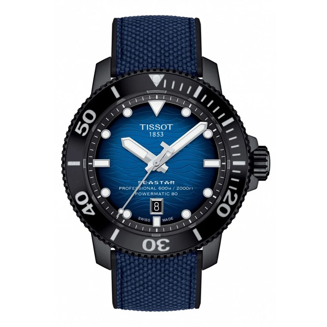 Φωτογραφία προϊόντος: Ανδρικό Ρολόι Tissot T-Sport Seastar Αυτόματο Powermatic 80 με Καοτσούκ T120.607.37.041.00