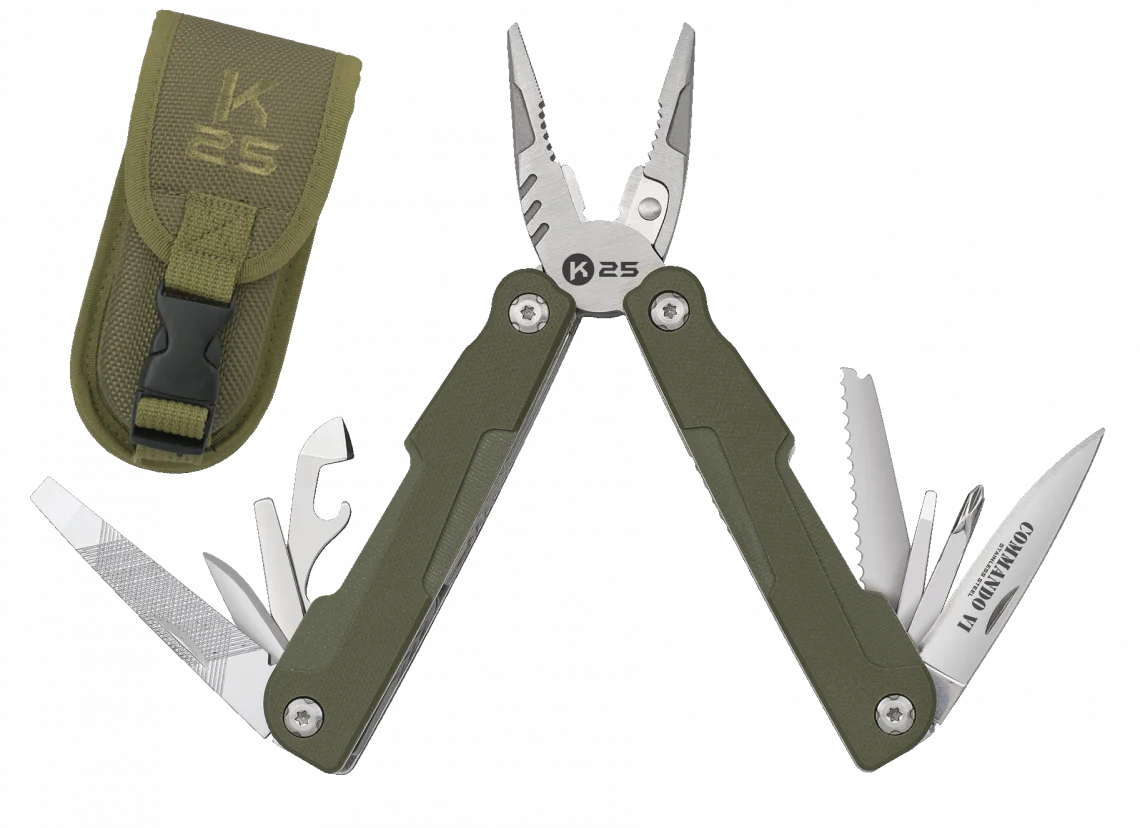 Φωτογραφία προϊόντος: ΠΟΛΥΕΡΓΑΛΕΙΟ K25, 11 Tools, Commando, Green, 11144