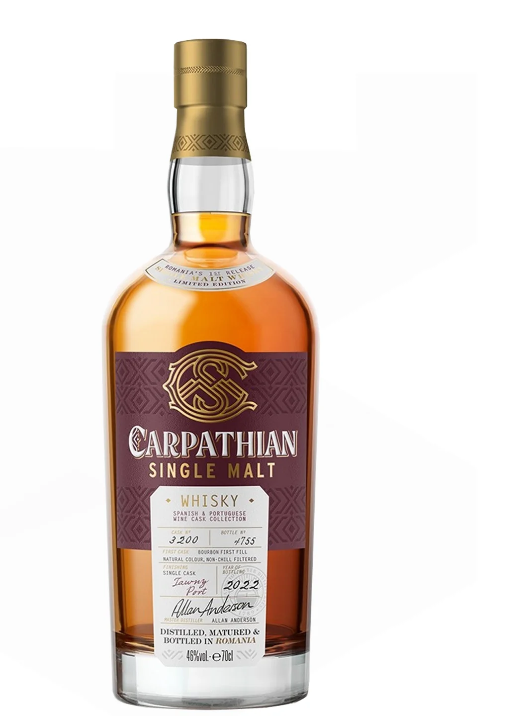 Φωτογραφία προϊόντος: CARPATHIAN P.X. SINGLE MALT WHISKEY 700ML 46%