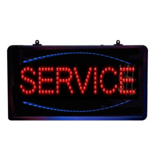 Φωτογραφία προϊόντος: Service Κυλιόμενη Πινακίδα LED Διπλής Όψης SDS-8816 48x25cm Κόκκινο / Μπλε - OEM