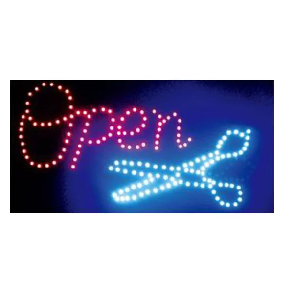 Φωτογραφία προϊόντος: Open Πινακίδα LED με Κίνηση Μονής Όψης SDS-8813 25x48cm Κόκκινο / Λευκό / Πράσινο - OEM