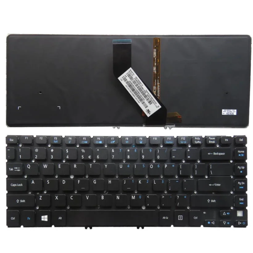 Φωτογραφία προϊόντος: OEM Πληκτρολόγιο Acer Aspire V5-471 V5-431 V5-472 backlit