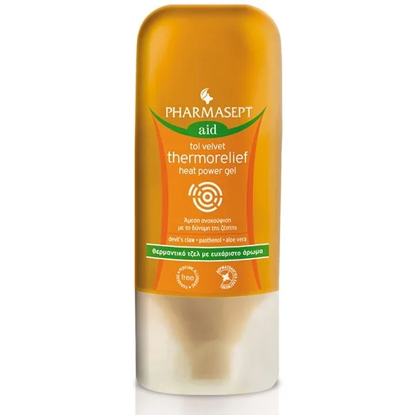 Φωτογραφία προϊόντος: Pharmasept Tol Velvet Thermorelief Heat Power Gel, Άμεση Ανακούφιση με τη Δύναμη της Ζέστης 100ml